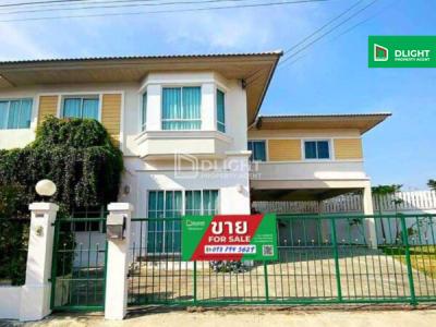 หมู่บ้านชวนชื่นกรีนบาวด์ แยกบางคูวัด 6.2 ล้านบาท 5 นอน 4 น้ำ 1.22 งาน บ้านสวย ใกล้ Robinson ศรีสมาน