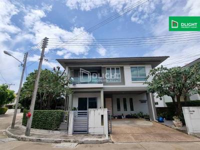 บ้านเดี่ยว ม.ฮาบิเทีย บอนด์ ราชพฤกษ์ ถนน345 พื้นที่ 68 ตร.ว. 3 นอน 3 น้ำ ราคา 5.29 ล้านบาท  หลังมุม