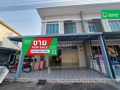 ทาวน์เฮ้าส์ พฤกษาวิลล์ 87/1 เทพารักษ์  32 ตร.ว. 3 นอน 2 น้ำ ราคา 3.7 ล้านบาท  บ้านหลังมุม