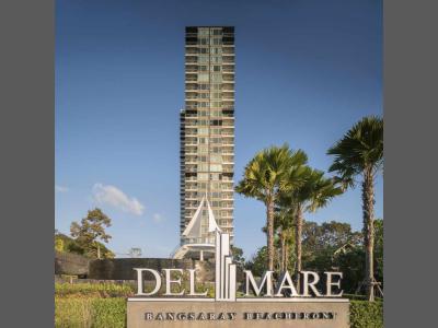 คอนโดเดลมาเร่ บางเสร่บีช ชลบุรี 41.57 ตร.ม. 1 นอน 1 น้ำ ราคา 3.99 ล้านบาท