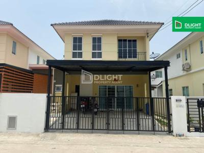 บ้านแฝด ม.พฤกษา เทพารักษ์ -เมืองใหม่ เนื้อที่ 35.5 ตร.ว.120 ตร.ม. 3 นอน 2 น้ำ ราคา 3.59 ล้านบาท