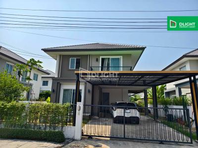 บ้านเดี่ยว ม.ชวนชื่นบางนา บางบ่อ เนื้อที่ 63.2 ตร.ว. 3 นอน 2 น้ำ ราคา 4.3 ล้านบาท