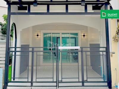 ขายทาวน์เฮ้าส์ 2 ชั้น รีโนเวทใหม่ พร้อมอยู่ มบ.สวนนนท์ บางรักน้อย เมืองนนทบุรี 19 ตร.ว. 3 ห้องนอน 2 ห้องน้ำ จอดรถได้ 1 คัน ทำเลทอง ใจกลางเมือง เข้าออกได้หลายทาง สิ่งอำนวยความสะดวกครบครัน  ราคาเพียง 2.39 ล้านบาทเท่านั้น 