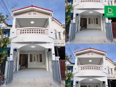 ทาวน์เฮ้าส์ 2 ชั้น รีโนเวทใหม่เอี่ยม! มบ.นครทอง 2 นอน 2 น้ำ บางเมืองใหม่ ศรีนครินทร์ ทำเลดี เดินทางสะดวก ใกล้ถนนเมนและห้างสรรพสินค้า เพียง 2.49 ล้านบาท
