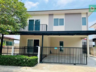 บ้านเดี่ยว บ้านชิดลม บางบัวทอง นนทบุรี 4 นอน  น้ำ 55 ตร.ว. 3.79 ล้าน  ตั้งอยู่บนทำเลสวยสุดในโครงการ สาธารณูปโภคส่วนกลางครบครัน