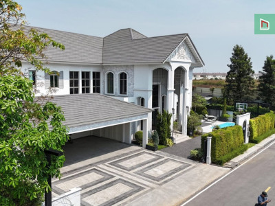 ขาย/เช่าคฤหาสน์หรู Perfect Masterpiece พระราม 9-กรุงเทพกรีฑา 202ตร.ว. 700ตร.ม. 85ล้าน/5.5แสน หลังมุม มีสนามบาสส่วนตัว+สวนอังกฤษ บิวท์อินทั้งหลัง ใกล้สารสาสน์