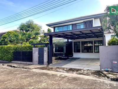 บ้านหรู มัณฑนา ศรีนครินทร์-บางนา 73.2 ตร.ว. พื้นที่เยอะ 203 ตร.ม. 4 นอน ต่อเติมห้องอเนกประสงค์+โรงรถ 11.5 ล้าน แถมแอร์ 6 เครื่อง ใกล้ Mega Bangna