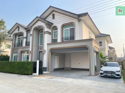 ขาย/เช่าบ้านหรู Grandio บางนา กม.5 บิวท์อินสวยทั้งหลัง 15.65 ล้าน (เช่า 1.15 แสน) 5 นอน 5 น้ำ ทิศเหนือเย็นสบาย พื้นที่ 251 ตร.ม. เฟอร์ฯ ครบพร้อมอยู่ ใกล้ Mega Bangna