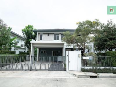 ขายบ้านเดี่ยวหรู มัณฑนา บางนา กม.15 76.5ตรว. 4นอน5น้ำ 16.9ล้าน สังคมดีเฟอร์ครบพร้อมอยู่ มีสระว่ายน้ำฟิตเนสคลับเฮ้าส์ ใกล้สนามบินสุวรรณภูมิและห้างดัง