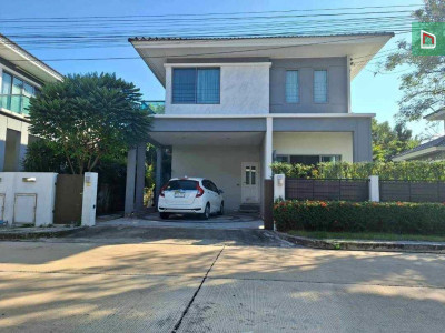 ขายบ้านเดี่ยว เพอร์เฟค เพลส พระราม 9 - กรุงเทพกรีฑา 74ตรว. 4นอน3น้ำ 7.99ล้าน บ้าน3ปีร่มรื่น มีสระว่ายน้ำฟิตเนส ใกล้รถไฟฟ้าสายสีส้มและสุวรรณภูมิ
