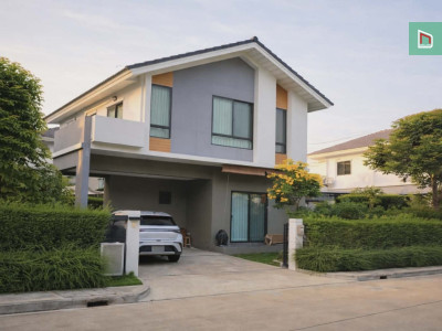 บ้านเดี่ยว เพอร์เฟคพาร์ค สุวรรณภูมิ เฟส5 54ตรว. 4นอน3น้ำ 6.79ล้าน บ้าน2ปีบิลต์อินสวย มีสระว่ายน้ำฟิตเนสสโมสร ทำเลมีนบุรีใกล้แฟชั่นไอส์แลนด์